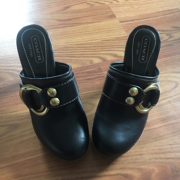 Coach High Heel Mules - Picture 1 of 7